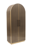 Gold Arched 2-Door Cabinet | Richmond Interiors Les Arcs | Oroatrade.com