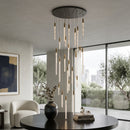 Cascading Rod Chandelier | Richmond Interiors Crosley