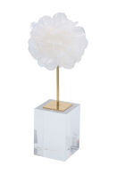 White Floral Decorative stand | Richmond Interiors Eline | Oroatrade.com