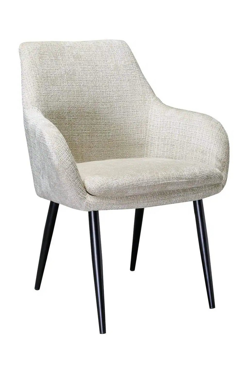 Chenille Dining Armchair | OROA Chrissy | Oroatrade.com