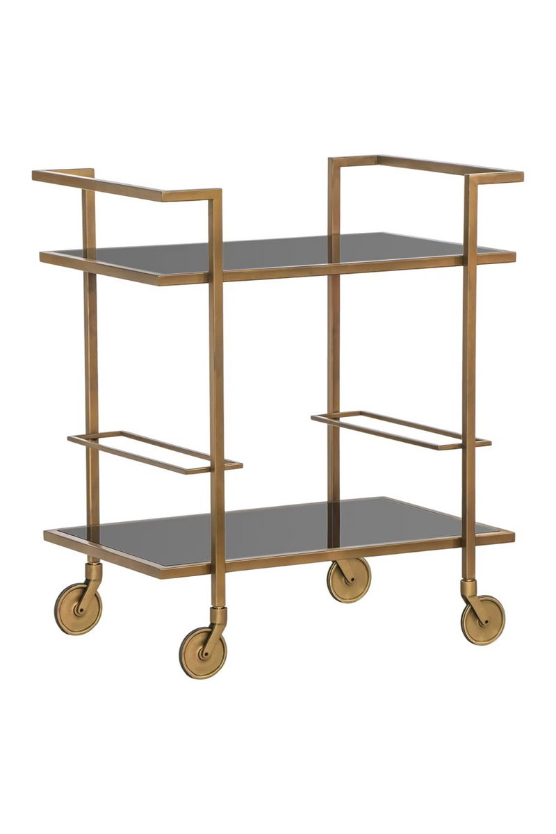 Gold Metal Bar Trolley | OROA Trolley XO | Oroatrade.com