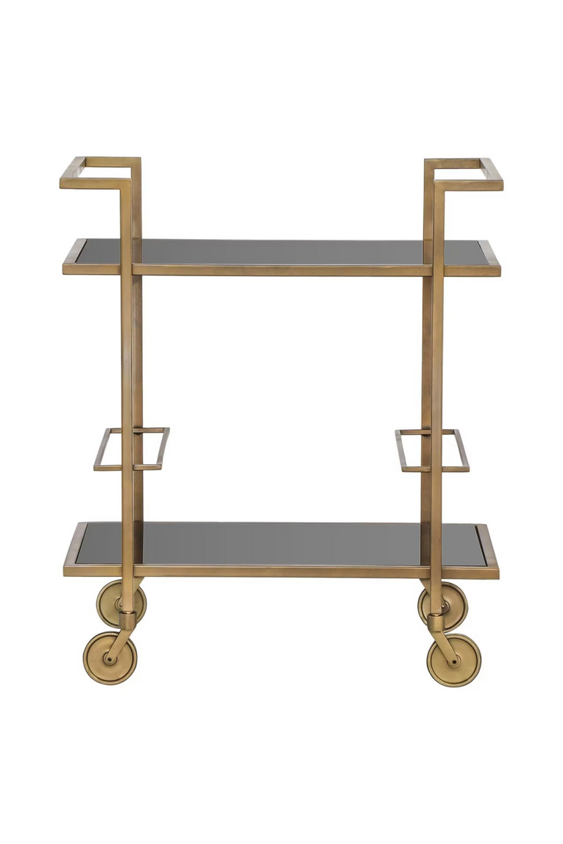 Gold Metal Bar Trolley | OROA Trolley XO | Oroatrade.com