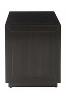 Brown Metal 2-Drawer Nightstand | Richmond Interiors Dante | Oroatrade.com