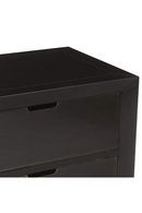 Brown Metal 2-Drawer Nightstand | Richmond Interiors Dante | Oroatrade.com