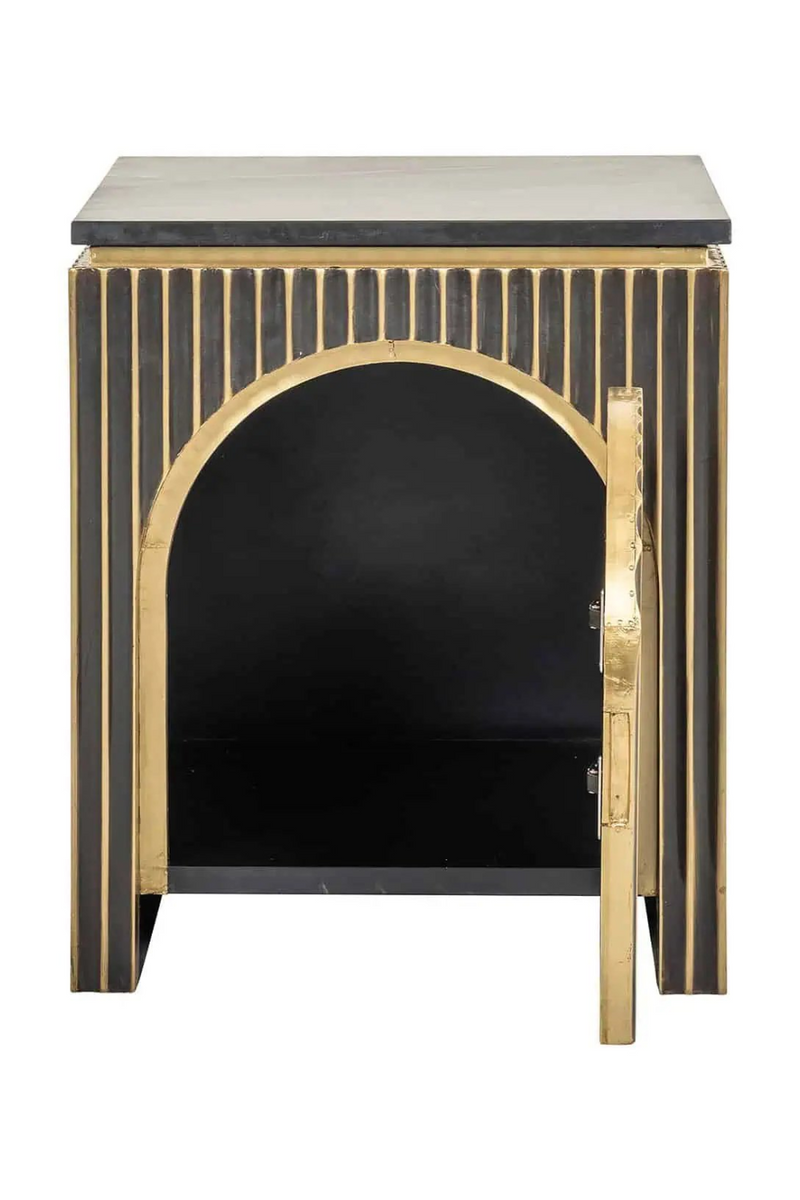 Arched 1-Door Nightstand | OROA  Les Arcs | Oroatrade.com