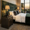 Arched 1-Door Nightstand | Richmond Interiors  Les Arcs | Oroatrade.com