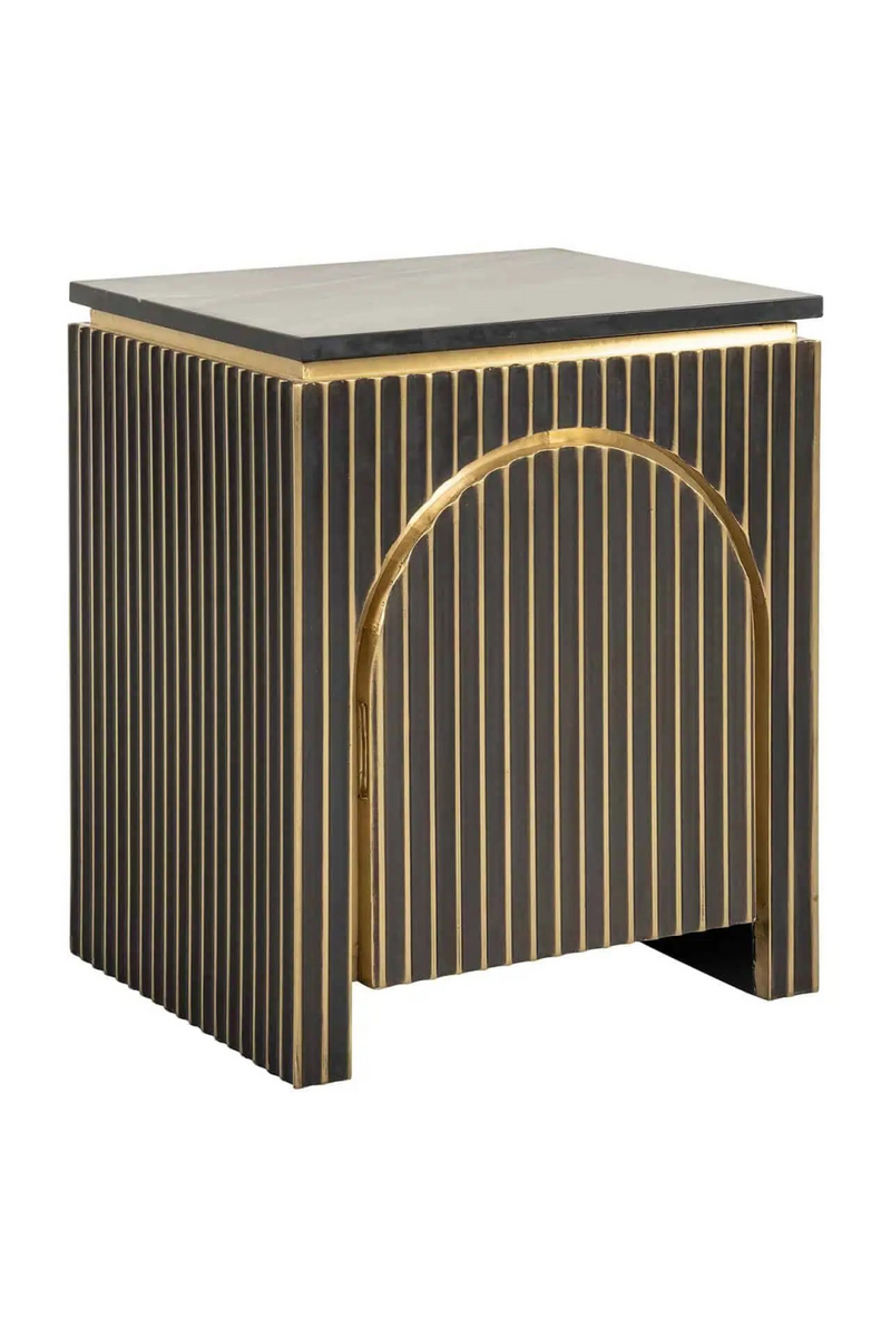 Arched 1-Door Nightstand | OROA  Les Arcs | Oroatrade.com