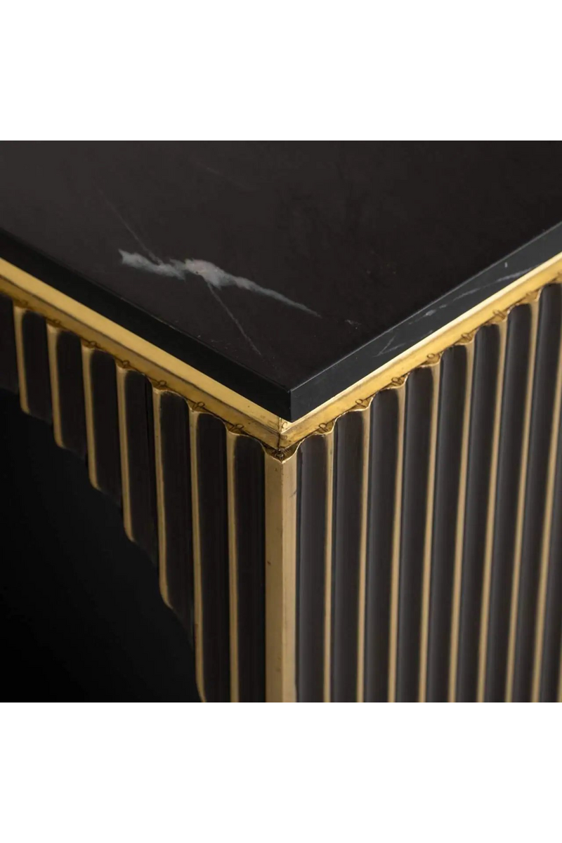 Gold Accent Arched Console Table | OROA Les Arcs | Oroatrade.com