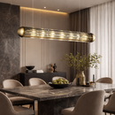 Bronze Linear Chandelier | Richmond Interiors Mula