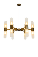 Glass Pipe Chandelier | Richmond Interiors Tricon | Oroatrade.com