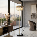 Curved Glass Floor Lamp | Richmond Interiors Dagmar