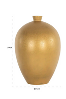Gold Ceramic Vase | Richmond Interiors Shirley | Oroatrade.com