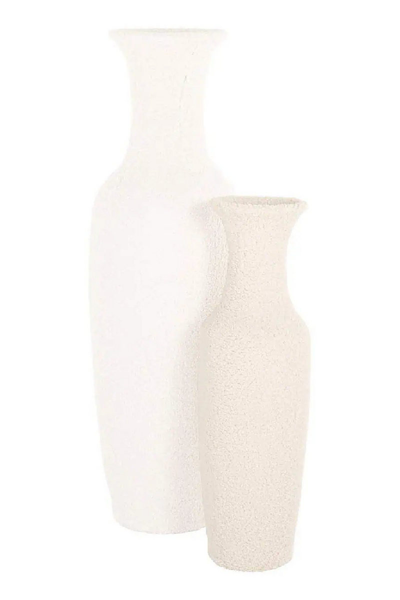 White Ceramic Vase | OROA Fluffy | Oroatrade.com