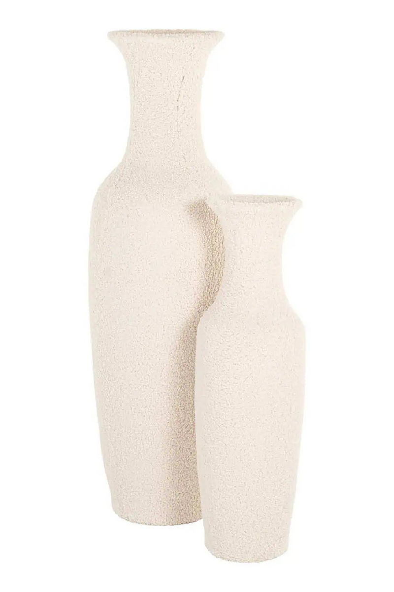 White Ceramic Vase | OROA Fluffy | Oroatrade.com