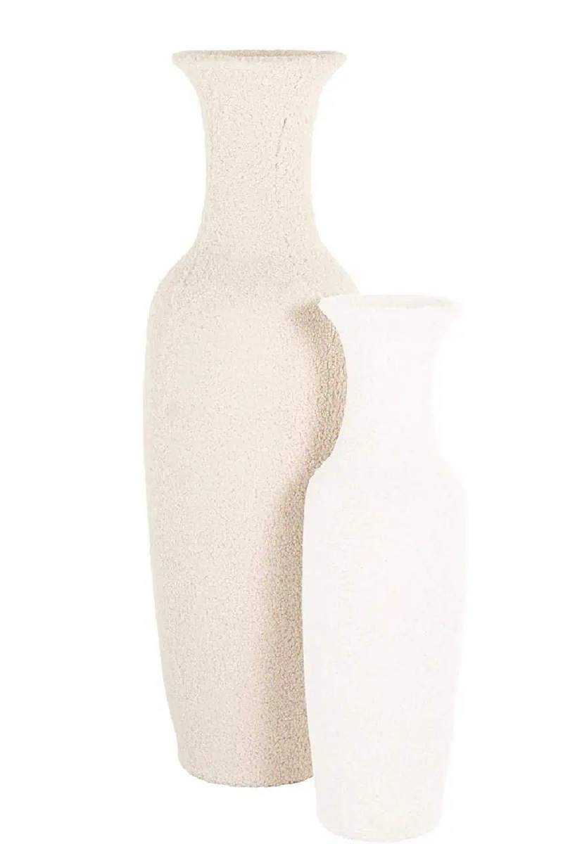 White Ceramic Vase | OROA Fluffy | Oroatrade.com