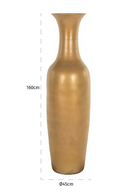 Gold Flared Neck Vase | Richmond Interiors Macie | Oroatrade.com