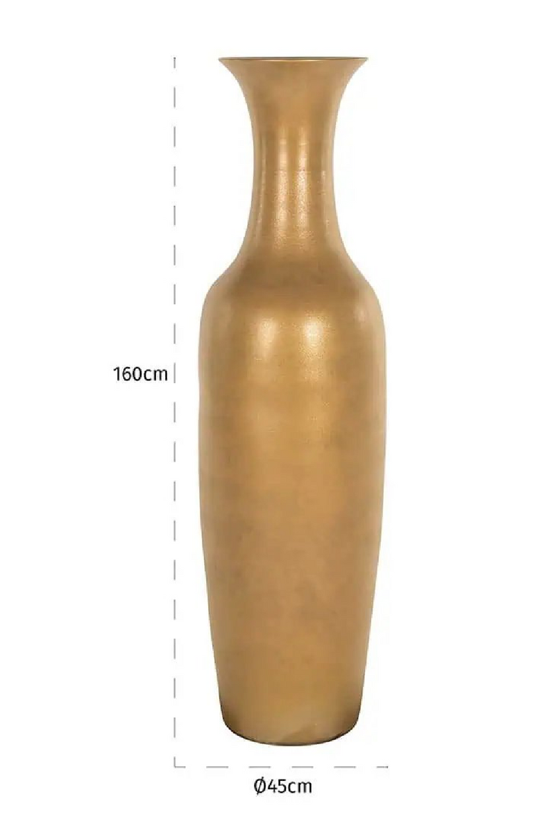 Gold Flared Neck Vase | OROA Macie | Oroatrade.com