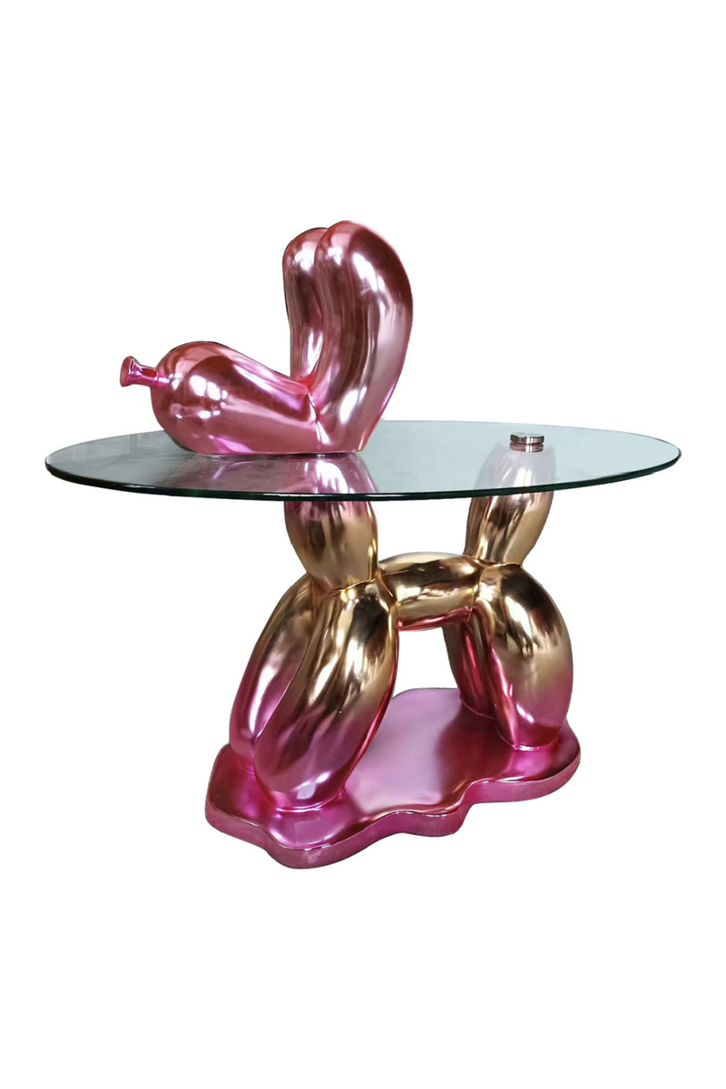 Multicolored Poodle End Table | OROA Usha | Oroatrade.com