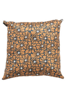 Brown Floral Cushion | Richmond Interiors Valery | Oroatrade.com