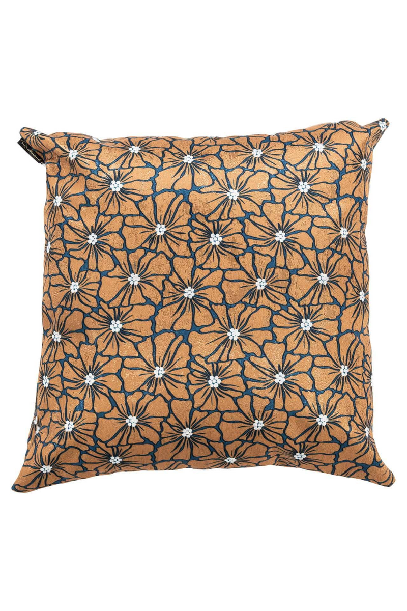 Brown Floral Cushion | OROA Valery | Oroatrade.com