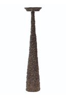 Brushed Gold Tapered Candle Holder | Richmond Interiors Moan | Oroatrade.com