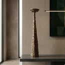 Brushed Gold Tapered Candle Holder | Richmond Interiors Moan