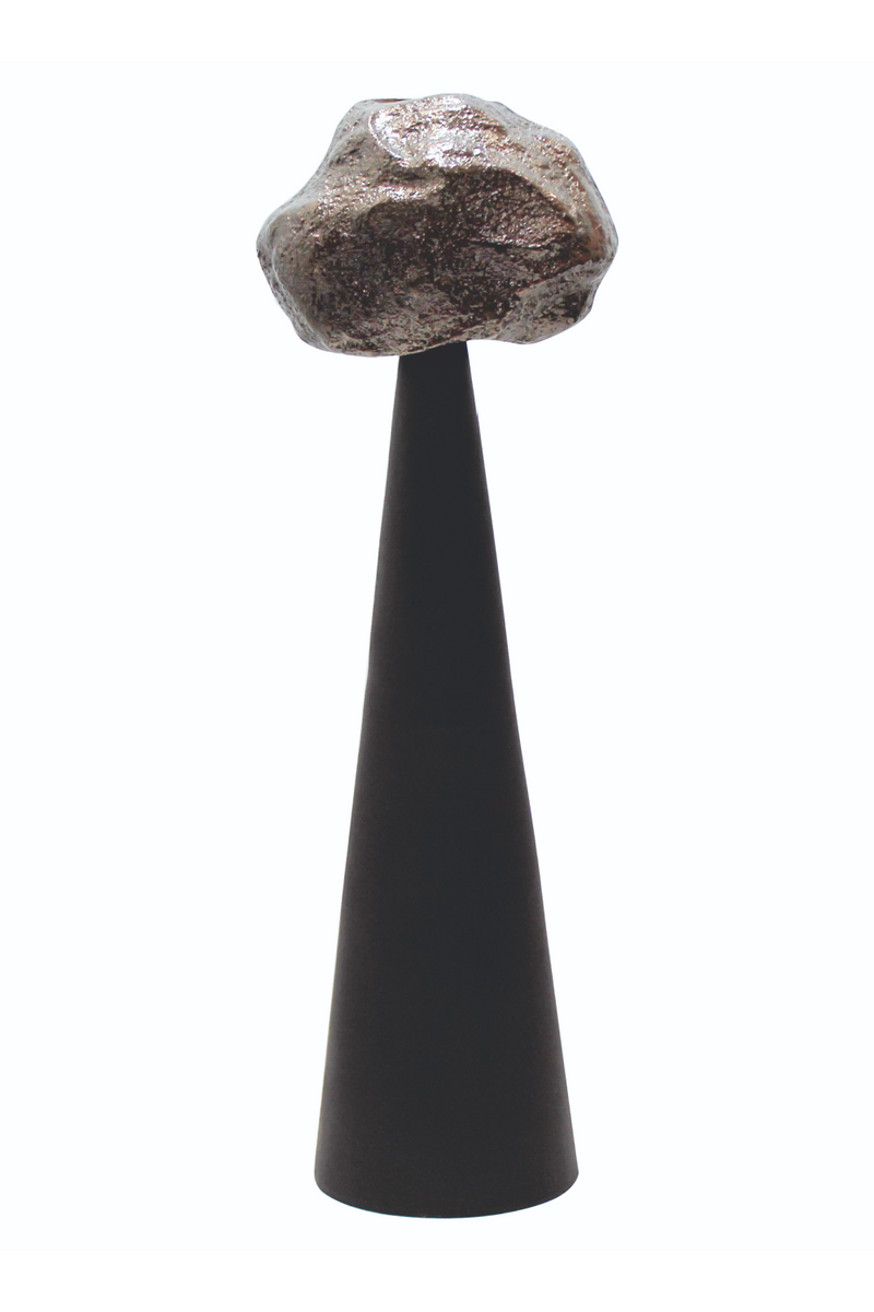 Black Cone Candle Holder | OROA Moira | Oroatrade.com