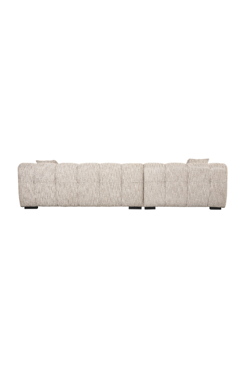 Beige 3-Seater Sofa + Left Lounge | OROA Hazel | Oroatrade.com