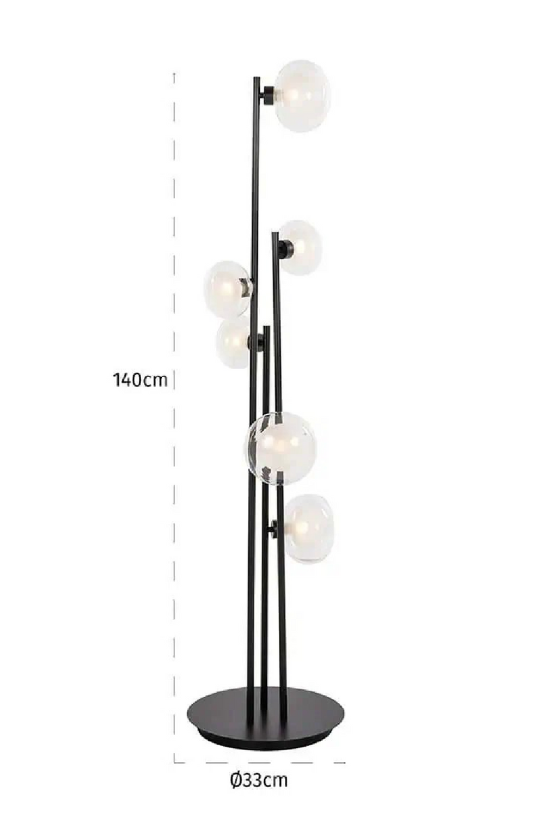 Triple Iron Pole Floor Lamp | OROA Luva | Oroatrade.com