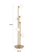 Triple Iron Pole Floor Lamp | Richmond Interiors Luva | Oroatrade.com