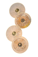 Round Ribbed Glass Wall Lamp | Richmond Interiors Linzi  | Oroatrade.com