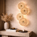 Round Ribbed Glass Wall Lamp | Richmond Interiors Linzi