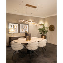 Hospitality furniture - Gold Ring Chandelier - www.oroatrade.com