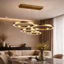 Gold Ring Chandelier | Richmond Interiors Lilou