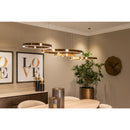 Hospitality furniture - Gold Ring Chandelier - www.oroatrade.com