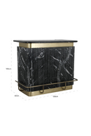 Black Marble Bar Cabinet | Richmond Interiors Bombay | Oroatrade.com