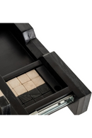 Black 1-Drawer Chess Table | Richmond Interiors Davos | Oroatrade.com