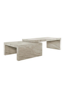 White Marble Nesting Coffee Tables (2) | Richmond Interiors Novaz  | Oroatrade.com