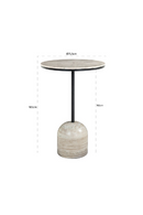 White Marble Bar Table | Richmond Interiors Duncan | Oroatrade.com