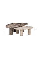 Marble Nesting Coffee Table Set (2) | Richmond Interiors Nazario | Oroatrade.com