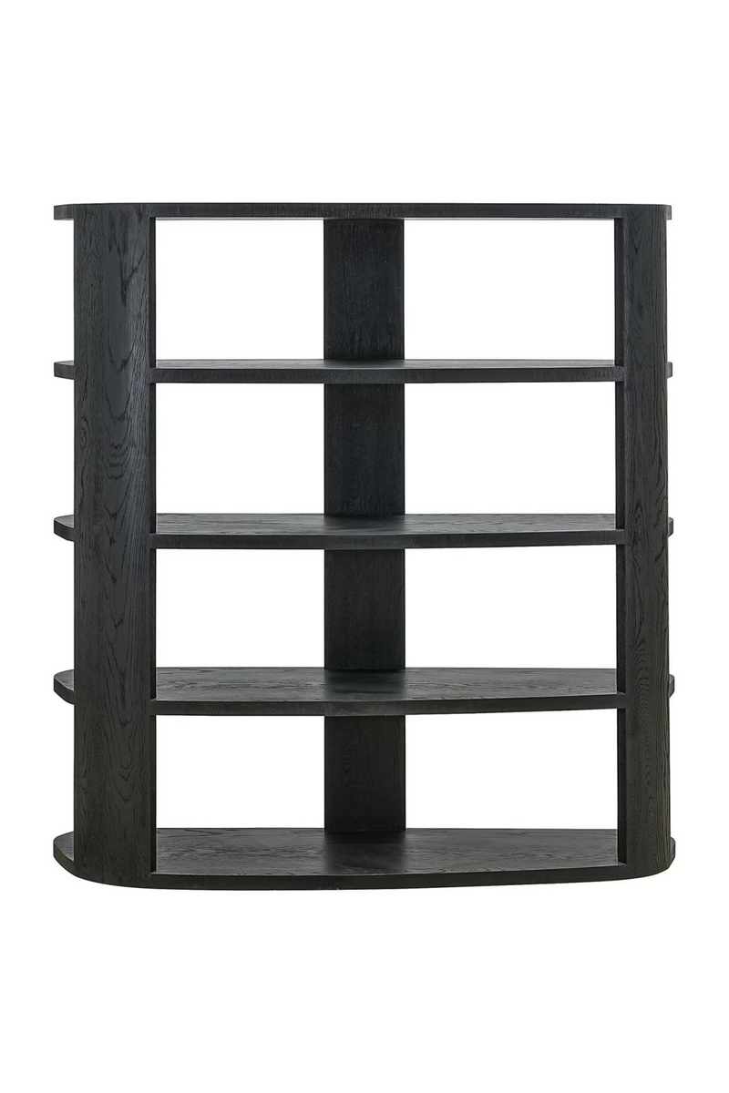 Black 3-Shelf Display Cabinet | OROA Navarino | Oroatrade.com