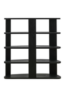 Black 3-Shelf Display Cabinet | Richmond Interiors Navarino | Oroatrade.com