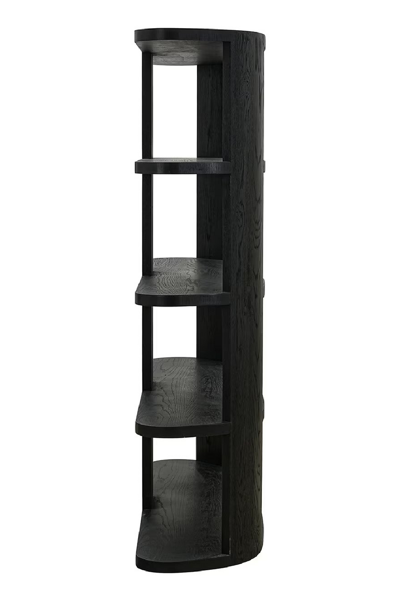 Black 3-Shelf Display Cabinet | OROA Navarino | Oroatrade.com