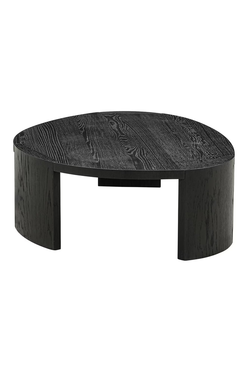 Black Organic Nesting Coffee Tables (2) | OROA Navarino | Oroatrade.com