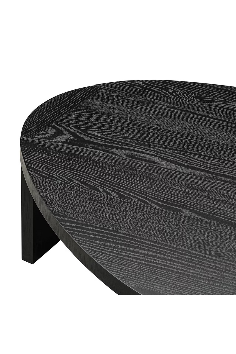 Black Organic Nesting Coffee Tables (2) | OROA Navarino | Oroatrade.com