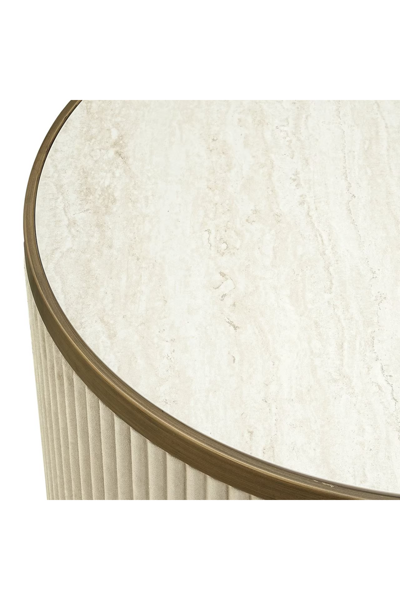 White Ceramic Nesting Coffee Tables (2) | OROA Tivoli | Oroatrade.com