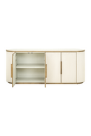White Ceramic 4-Door Sideboard | Richmond Interiors Tivoli | Oroatrade.com