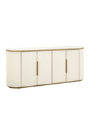 White Ceramic 4-Door Sideboard | Richmond Interiors Tivoli | Oroatrade.com