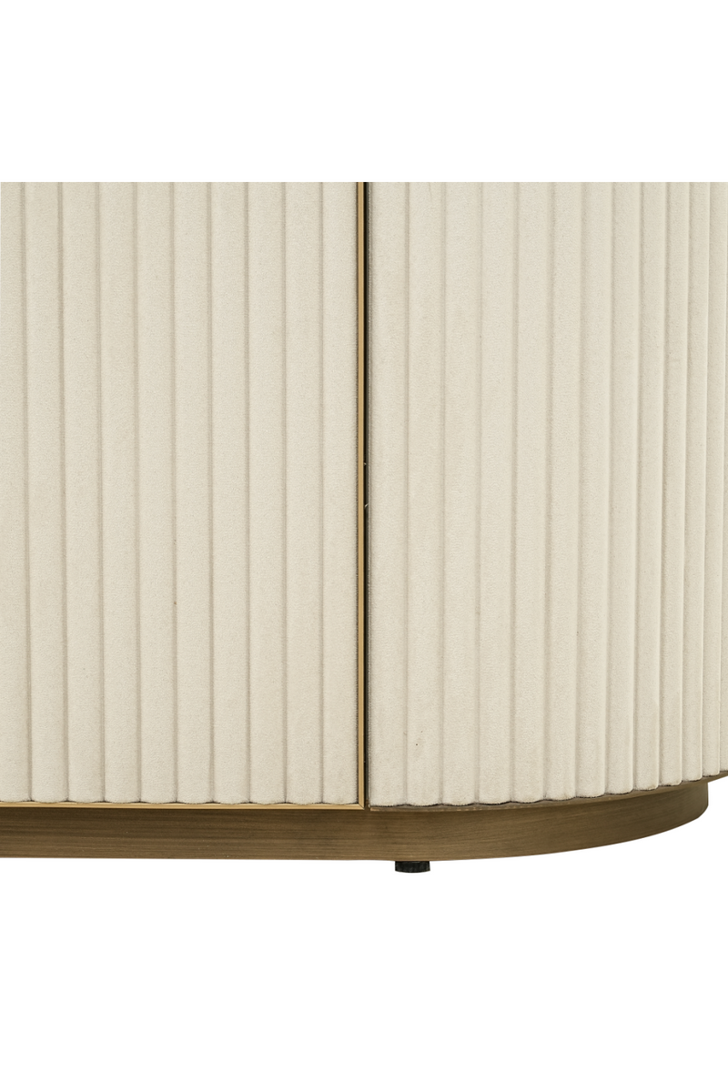 White Ceramic 4-Door Sideboard | OROA Tivoli | Oroatrade.com