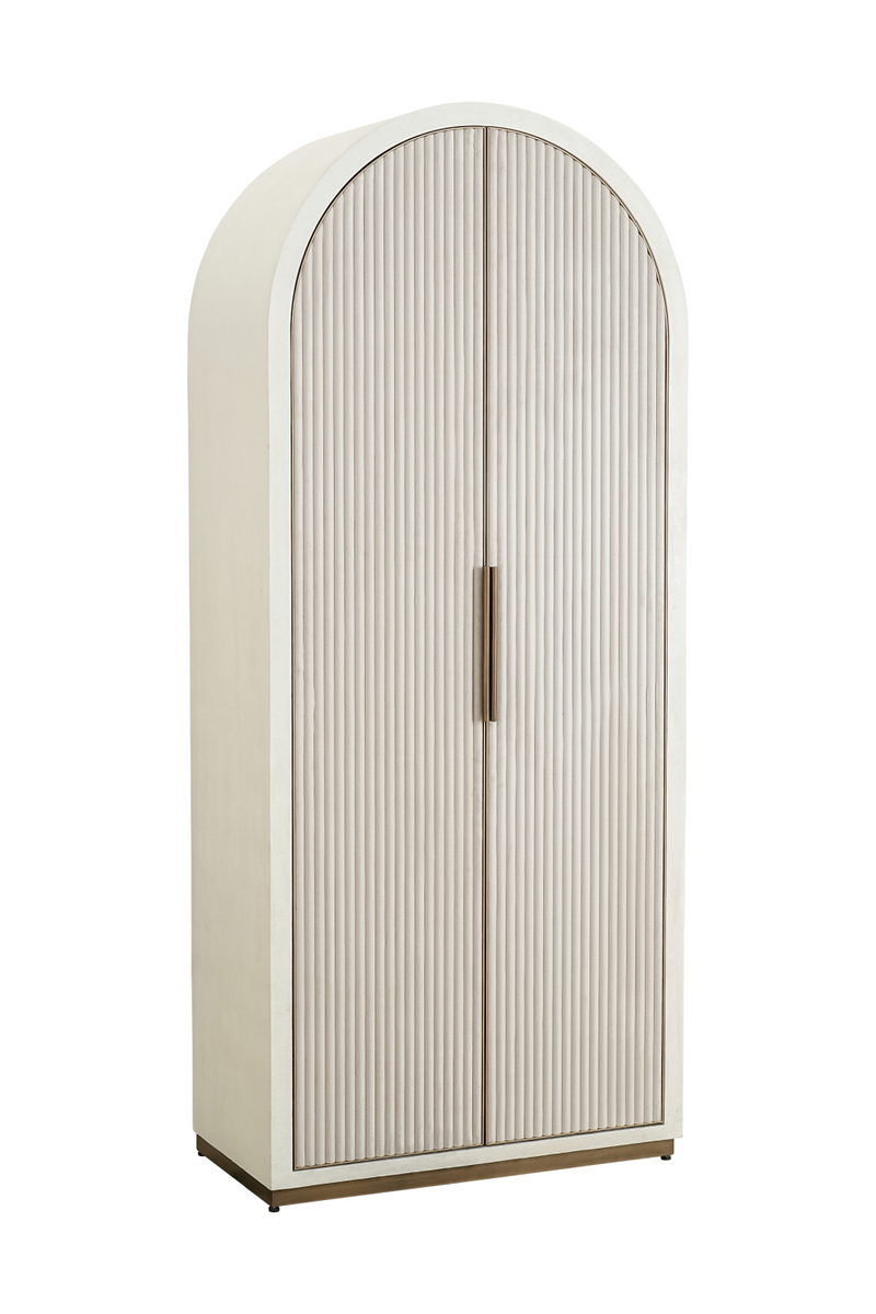 White Arched 2-Door Cabinet | OROA Tivoli | Oroatrade.com